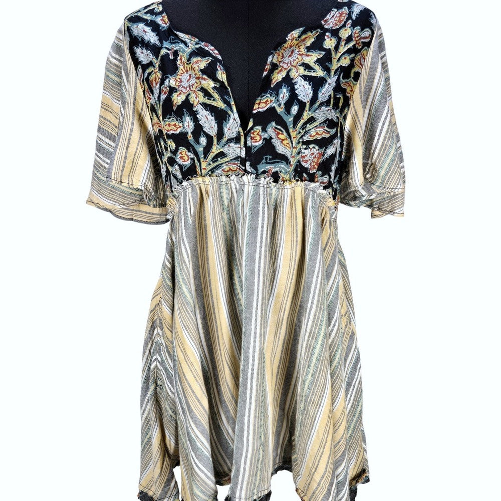 Women's Free People NWT Size XS Under The Sun Mini Dress Boho Festival Summer